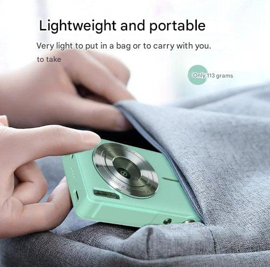 Retro Digital Camera | 1080p Video, High Resolution Photos & Compact Design for Travel and Everyday Use