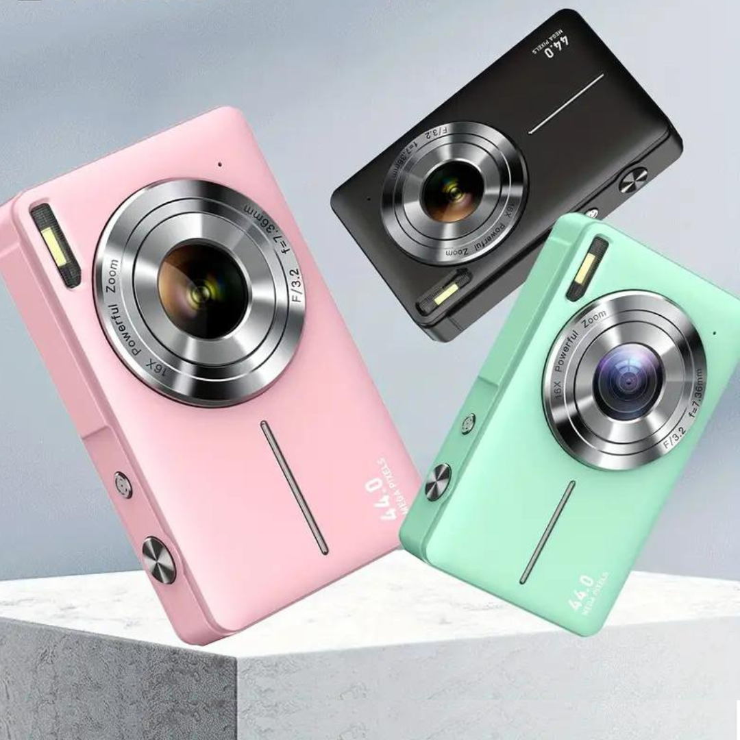Retro Digital Camera | 1080p Video, High Resolution Photos & Compact Design for Travel and Everyday Use