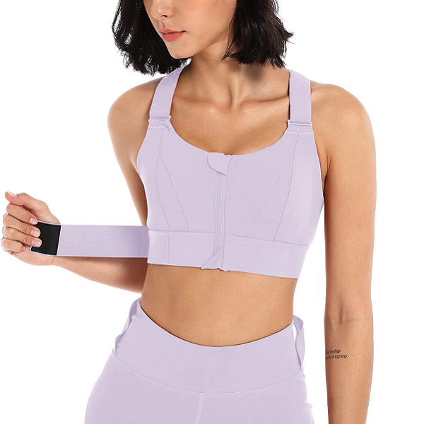 High Support Sports Bra for Women - Moisture-Wicking, Adjustable Straps, Ideal for Running & Gym Workouts