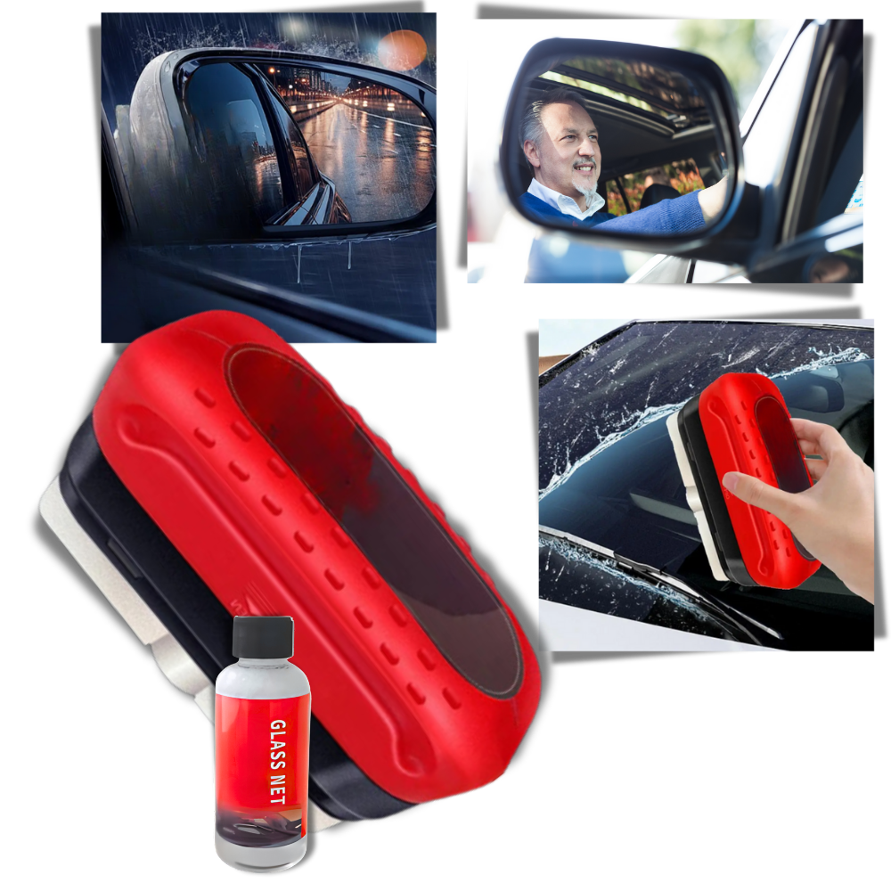 Car windshield cleaning brush - Automotive oil film cleaning brush - Windshield Cleaner for Clear Vision