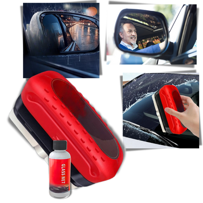 Car windshield cleaning brush - Automotive oil film cleaning brush - Windshield Cleaner for Clear Vision