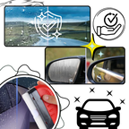 Car windshield cleaning brush - Automotive oil film cleaning brush - Windshield Cleaner for Clear Vision