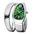 Women's Snake-Shaped Luxury Watch | 8K Gold Nano Coated, Water-Resistant for Elegant Occasions and Gifts