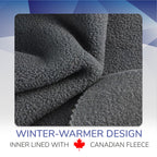 Waterproof Tactical Fleeced Lined Trousers | 10 Pockets, Reinforced Knees & Ideal for Outdoor Work and Sports