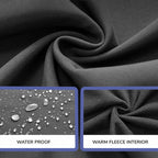 Waterproof Tactical Fleeced Lined Trousers | 10 Pockets, Reinforced Knees & Ideal for Outdoor Work and Sports