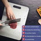 Stainless Steel Chopping Board - Top Yamato Titanium Cutting Board in Australia for Durable Use
