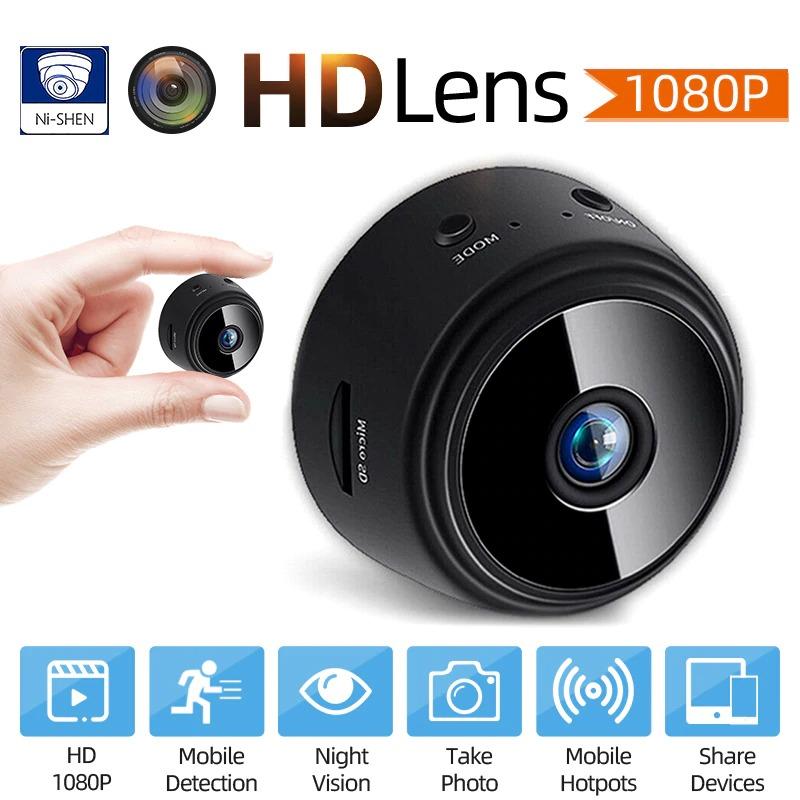 1080P HD WiFi Camera, Wall Security Camera, Motion Activated, Live View