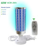 Image of Ultraviolet Germicidal Light Led UV-C Light Bulb with Remote Control 99% AntibacteriaL Safety Light