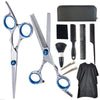 Image of Haircut Set Barber Hair Cutting Scissors Self Haircut Kit with Cape & Storage Case