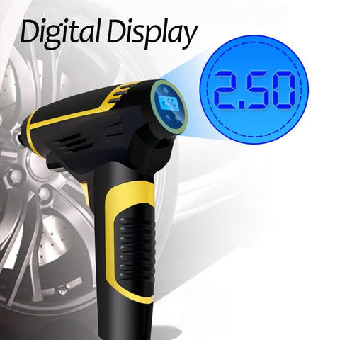 120W Car Air Compressor Handheld USB Rechargeable Electric Inflator Pump