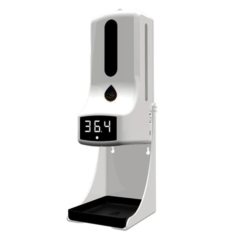 1000ml Wall-Mounted Thermometer Scanner with Soap Dispenser