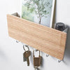 Image of Wooden  Storage Rack Key Holder for Wall Key Hanger