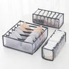 Image of 3PCs Adjustable Drawer Divider For Underwear Organizer Storage Box Foldable Organizer