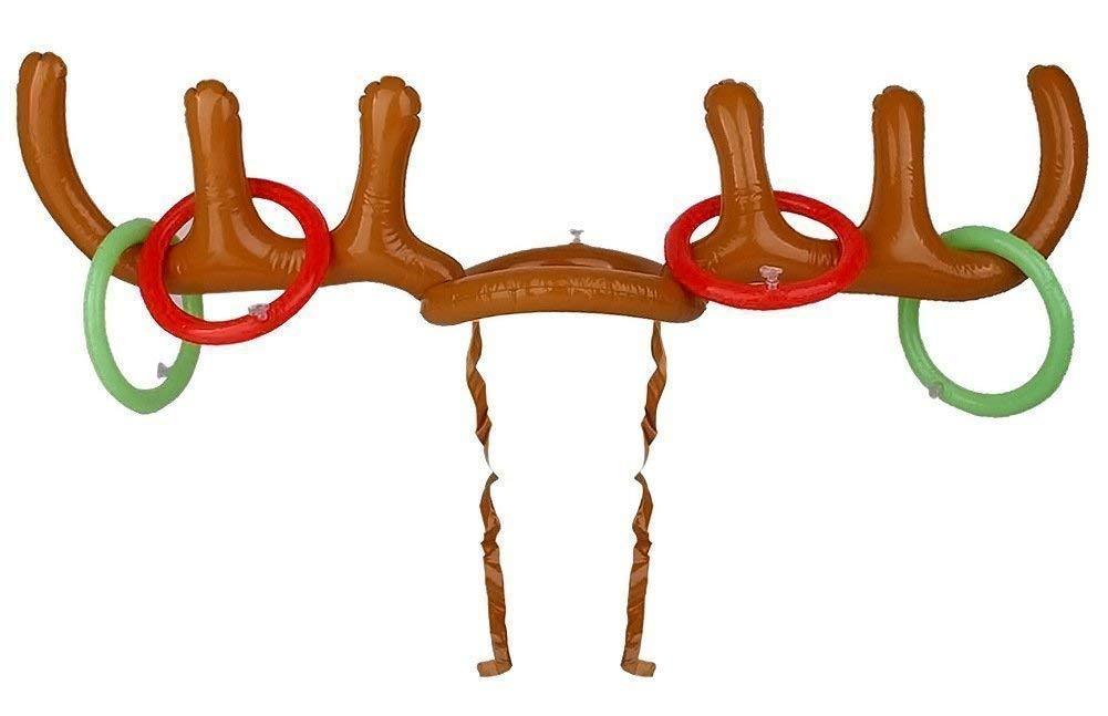 Reindeer Ring Toss - Inflatable Reindeer Ring Toss