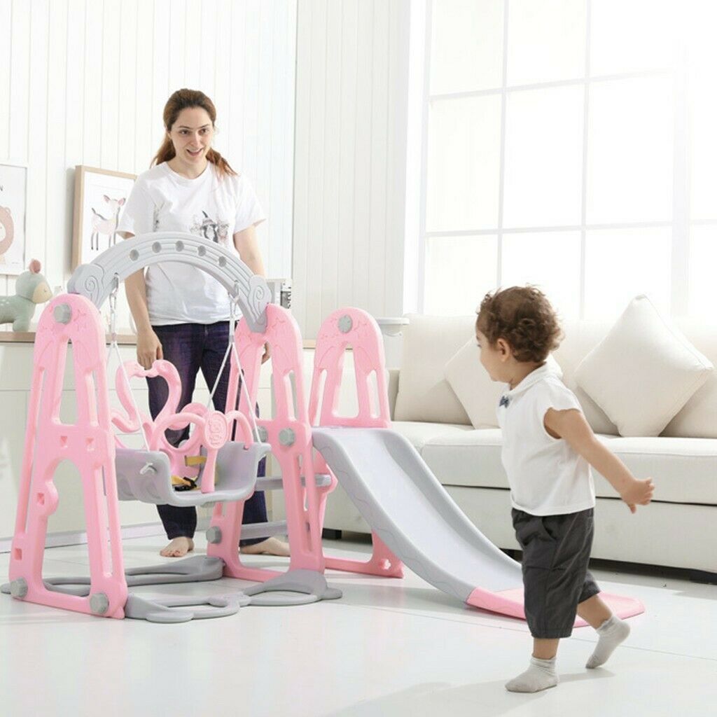 Slide Swing Set - Toddler Swing and Slide Set