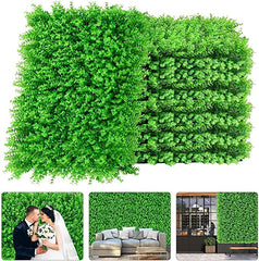 10Pcs Artificial Grass Wall Backdrop Fake Grass For Outdoor Wedding Decoration