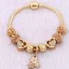 Image of Jewelry Pandora Bracelet Charm Gold Women