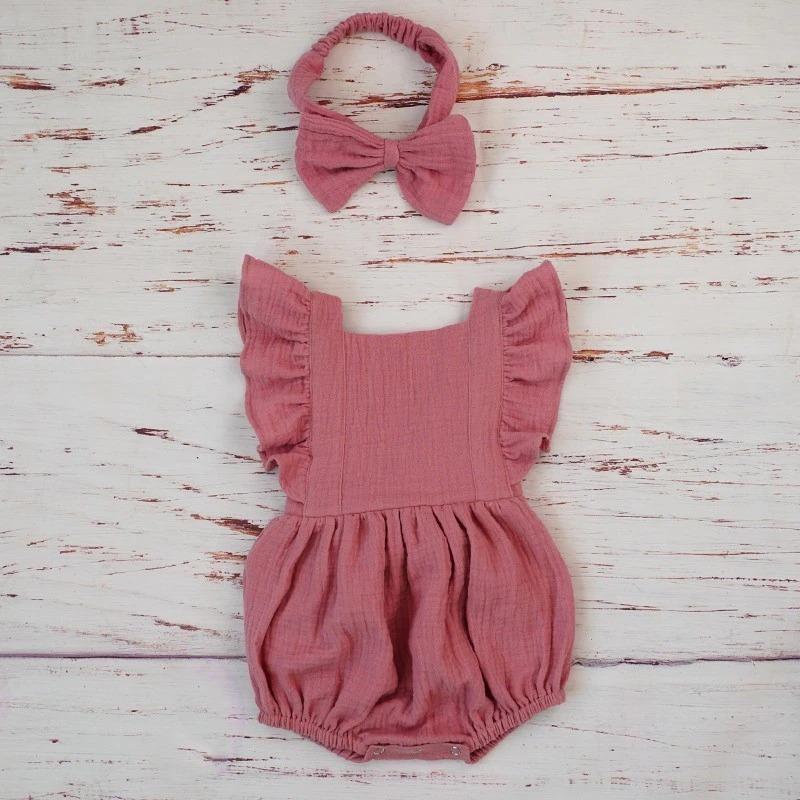 Organic Cotton Girl Jumpsuit Organic Baby Clothes