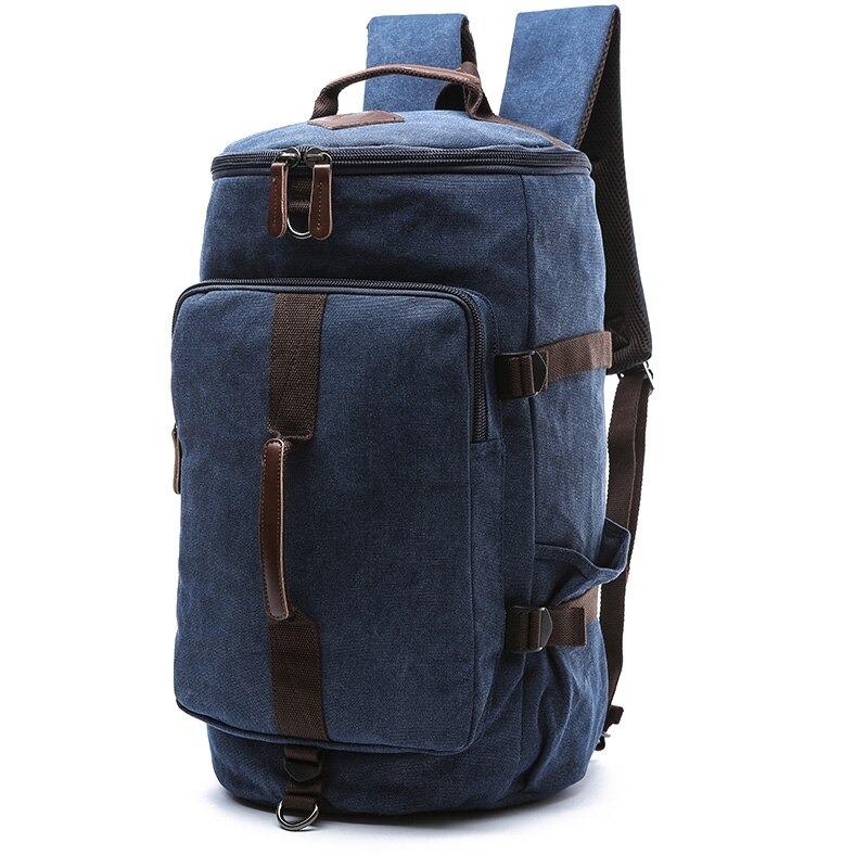 Leather Weekender Travel Bag Men's Carry On Bag