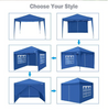 Image of 118" Screened Gazebo Three Height Adjustable Instant Pop Up Outdoor Tent