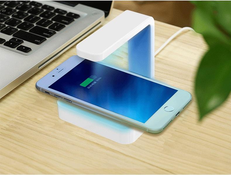 UV Phone Sanitizer & Qi Charger - 2 in 1 Phone Disinfectant and Wireless Charger