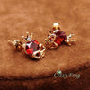 Image of Skull Earings - Diamonds Skull Earrings