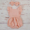 Image of Organic Cotton Girl Jumpsuit Organic Baby Clothes