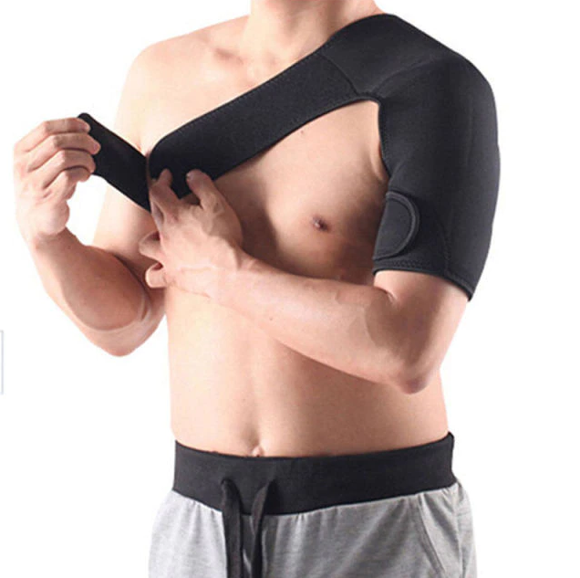 Adjustable Sport Shoulder Brace Breathable Gym Sports Shoulder Support Strap Wrap Belt Band