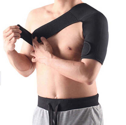 Adjustable Sport Shoulder Brace Breathable Gym Sports Shoulder Support Strap Wrap Belt Band