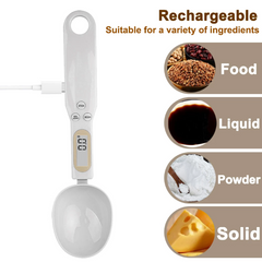 500g/0.1g Digital Measuring Spoon With LCD Display Measuring Teaspoon Flour Sugar Kitchen