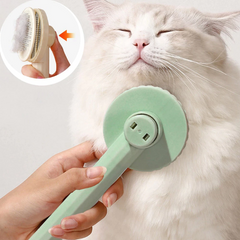 Pet Hair Remover Self Cleaning Slicker Brush Cat Hair Remover Grooming Comb Cat Accessories