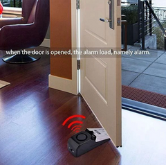 125 dB Anti-Theft Door Stopper Wedge Shaped Blocking System Alarms For Doors Security Home