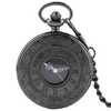 Image of Vintage Charm Pocket Watch Roman Number Quartz Steampunk Antique Pocket Watch Pendant With Chain