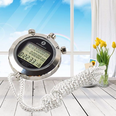 Metal Digital Timer Clock Water Resistant Memory Counter Stopwatch & Timer Chronograph Fashionable