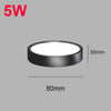 Image of Dimmable Modern Minimalist LED Round Shaped Acrylic Flush Mount Ceiling Light