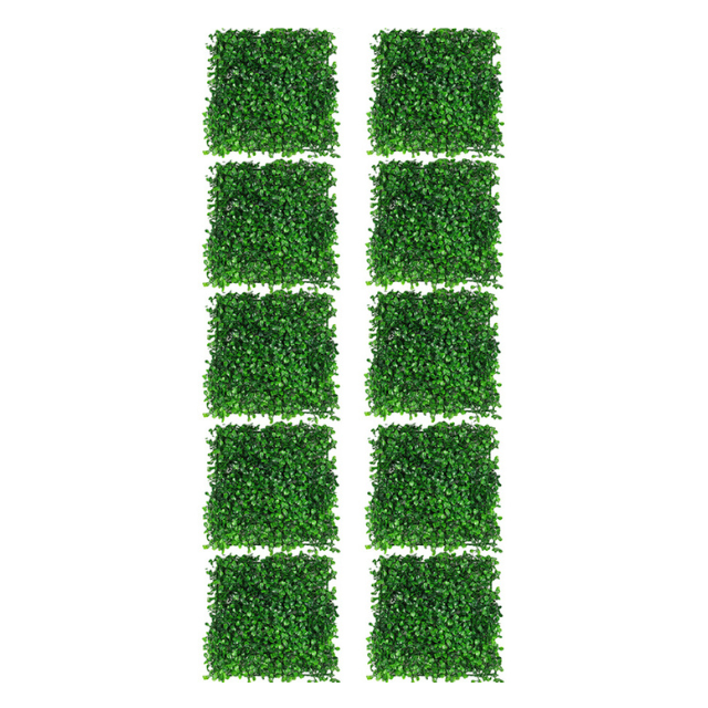 10Pcs Artificial Grass Wall Backdrop Fake Grass For Outdoor Wedding Decoration
