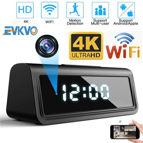 1080P Wireless Alarm Clock Security Camera Plus