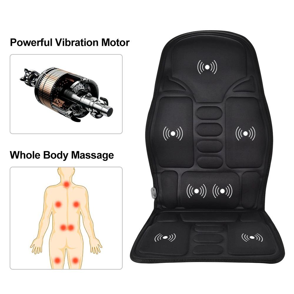 Electric Massage Chair Pad Home Office Lumbar Waist Pain Relief