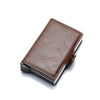 Image of Blocking Protection Card Holder Business Card Wallets ID Credit Leather Card Holder