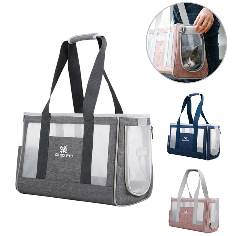 Breathable Cat Carrier Bag Handbag Pet Carrier Dog Carrier Shoulder Bag