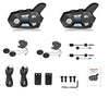 Image of 2 Pcs Bluetooth 5.0 Motorcycle Helmet Intercom 1200M Motorcycle Bluetooth Headset Universal Pairing Waterproof Interphone