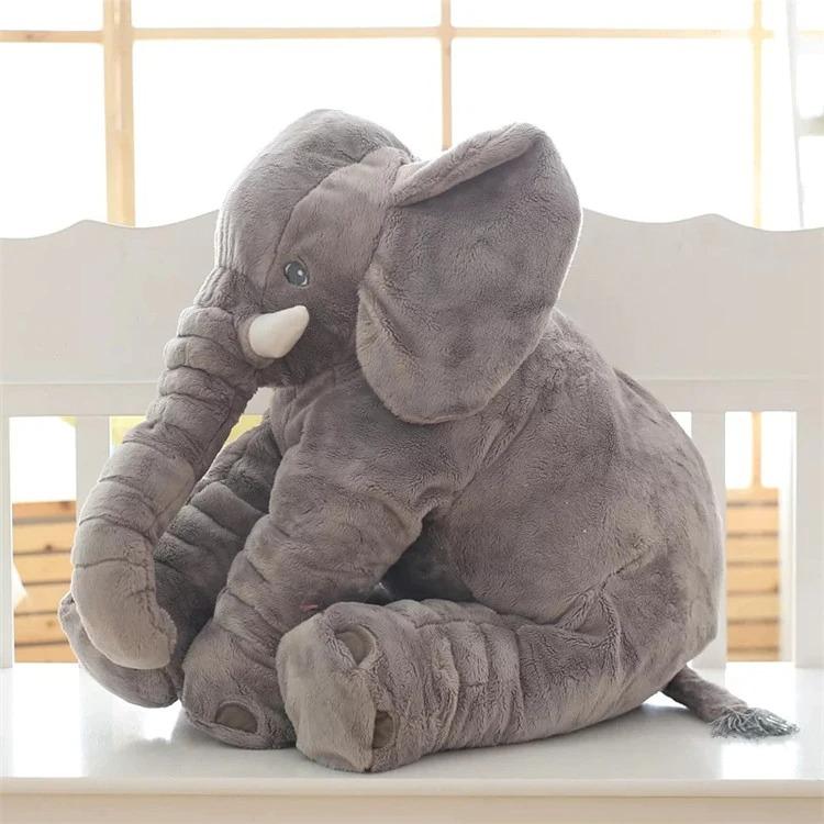 Baby Peek A Boo Elephant Flappy Plush Toy, Blue Gray