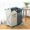 Image of Collapsible 2/3 Section Laundry Basket