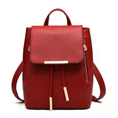 Backpack Purse Leather Shoulder Bag Ladies Travel Bag