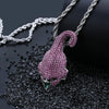 Image of Iced Out Super Majin Buu Pendant Necklace