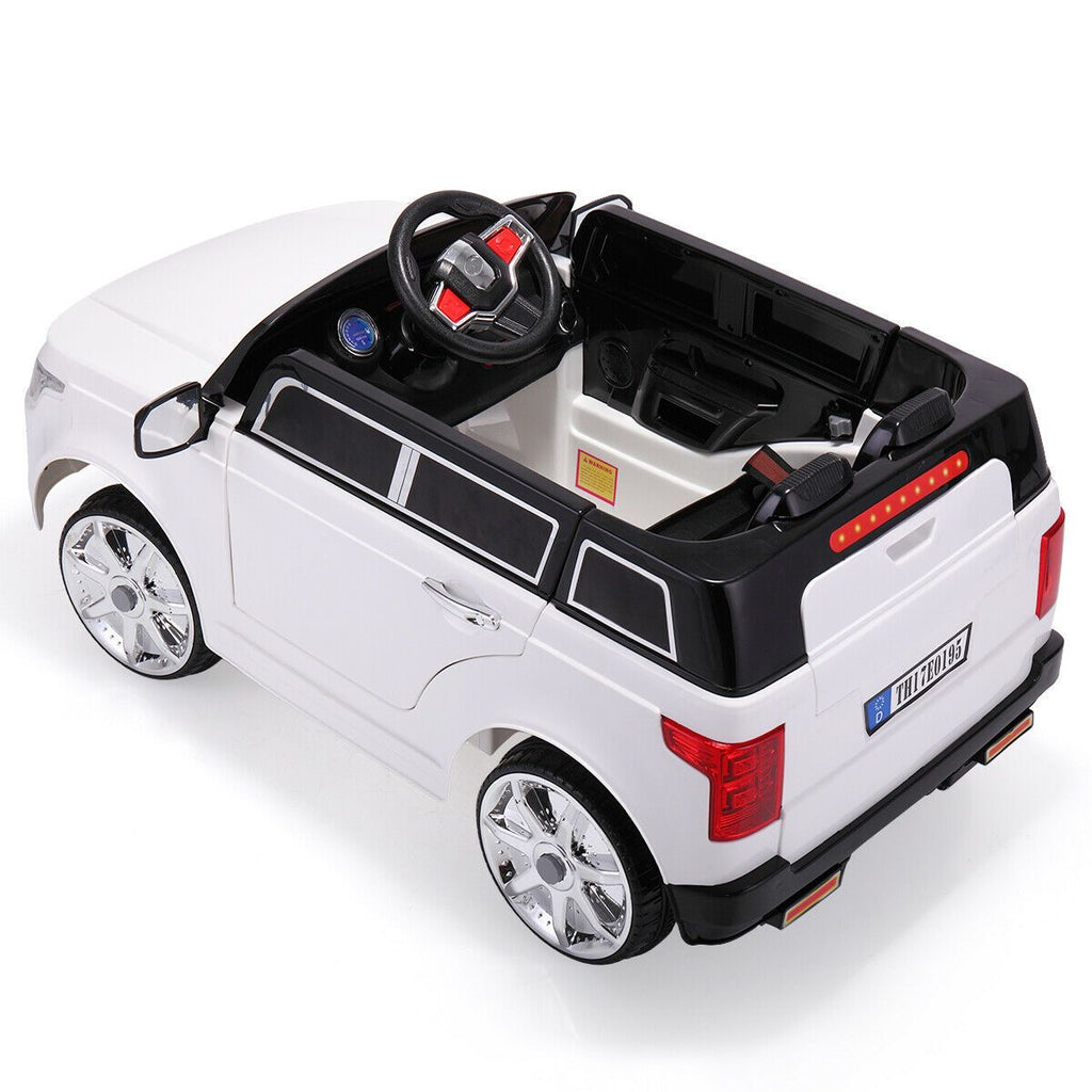 Toddler Electric Car White 6v | Kids Electric Car
