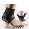 Image of 2 Pcs Adjustable Sport Ankle Support Brace Strap for Sprained Ankle Protector Compression Stabilizer