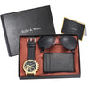 Image of Luxury Gift Sets for Men Watch Wallet and Glasses